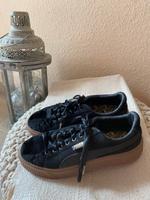 Puma Basket Sneaker Schuhe Plateau Samt schwarz Rheinland-Pfalz - Worms Vorschau