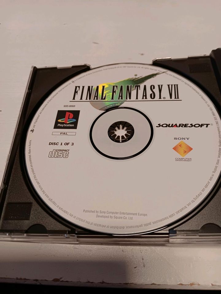 Final Fantasy VII / PS1 / Spiel / guter ZUSTAND in Preetz