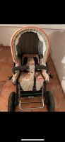 Teutonia Kinderwagen mit Luftreifen, Retro, Vintage, grün/orange Sachsen - Bad Dueben Vorschau