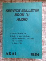 Akai Service Bulletin Book Audio - Schaltpläne - 1984 Nordrhein-Westfalen - Herdecke Vorschau