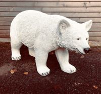 XL Premium süsser Eisbär ca. 85cm Bär Garten Deko Figur Reh Deko Bayern - Hofkirchen Vorschau