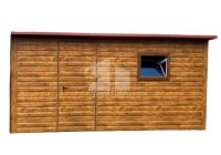 Gartenhaus 6x3m PVC Kippfenster Holzoptik Flachdach TS145 Sachsen - Görlitz Vorschau