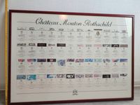 Château Mouton Rothschild Weinetiketten 1945-1992 Poster Pankow - Prenzlauer Berg Vorschau