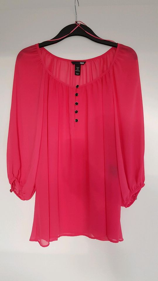 H&M Tunika / Bluse pink, Barbiecore - Style in Langerwehe