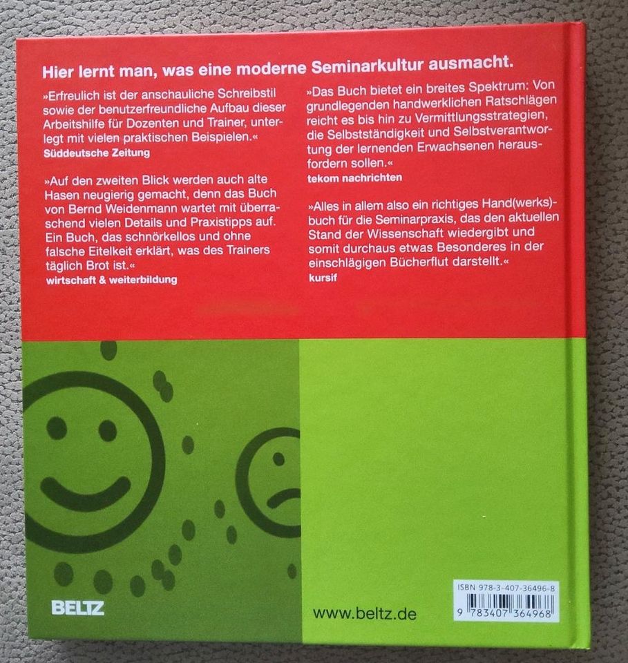 Buch Erfolgreiche Kurse und Seminare von Bernd Weidenmann in Berlin