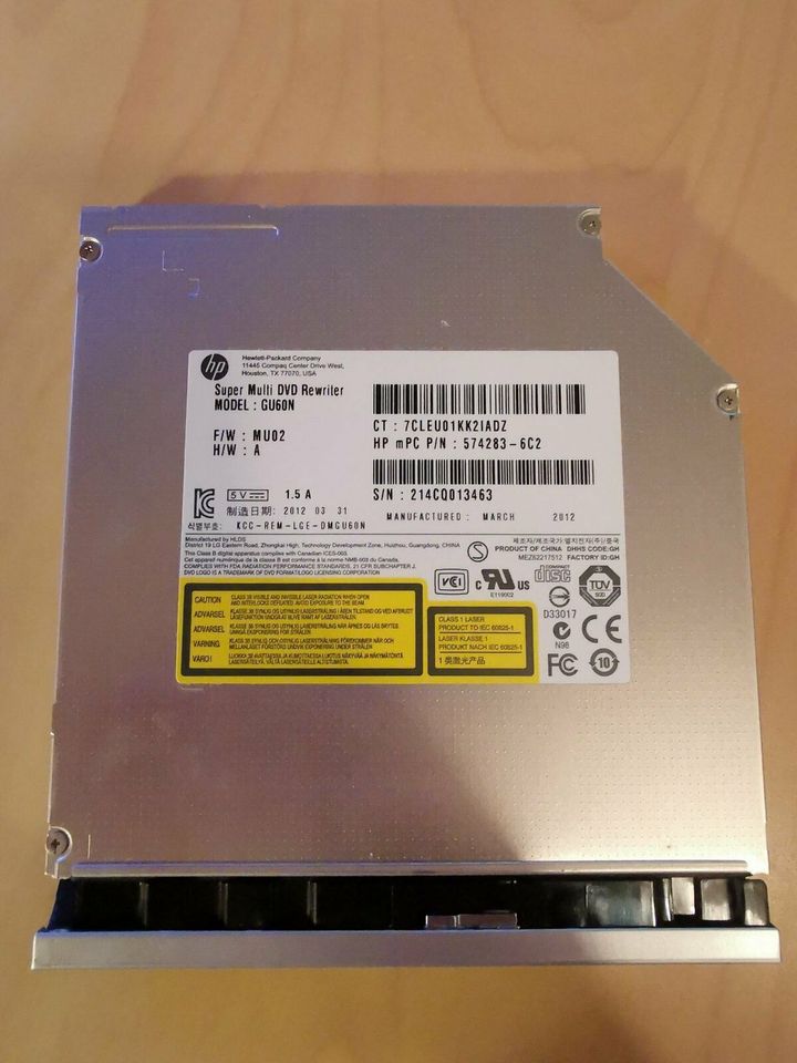 Laptop Notebook HP Ersatzteile 2x8GB RAM in Argenbühl