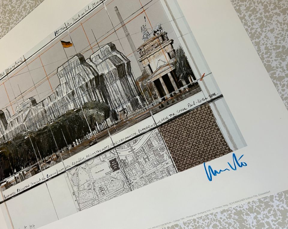 Christo „Wrapped Reichstag“ (handsigniert) in Köln
