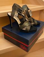 Buffalo Sandalette schwarz/gold Größe 38 Nordrhein-Westfalen - Dorsten Vorschau