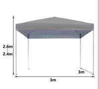 LZQ Faltpavilion 3x3, Grün Berlin - Lichtenberg Vorschau