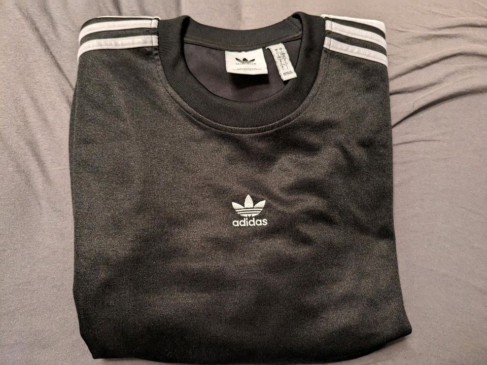 Adidas SST original high Shine Pullover Jacke Shirt Sweatshirt in Sangerhausen