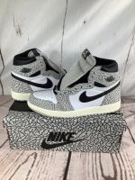 Nike Air Jordan 1 Retro High OG White Cement Grey Black EU 39 Niedersachsen - Wittingen Vorschau