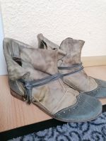 Ausgefallene, coole Stiefelette, 39, komplett Leder Niedersachsen - Rodenberg Vorschau