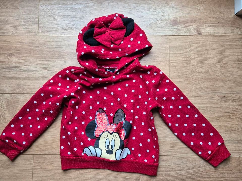 Schöner Kapuzenpulli * Minnie Mouse * 110 in Germering