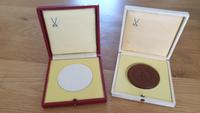Meissen Porzellan Medaille Münze DDR 1969 1967 Etui Thüringen - Bad Langensalza Vorschau