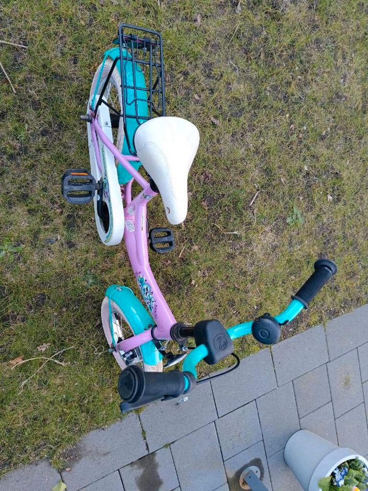 Fahrrad Bikestar 12 Zoll rosa türkis in Delbrück