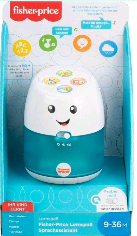 Fisherprice Alexa Sprachassistent Baby Lernen Musik Lichter NEU in Hückelhoven