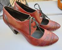 Gr.40 - elegante Stilettos von Graceland Echtleder rotbraun Rheinland-Pfalz - Römerberg Vorschau