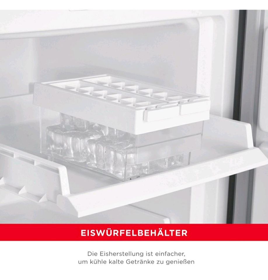 Gefrierschrank Edelstahl Optik QuickFreeze 6 Wochen alt in Berlin