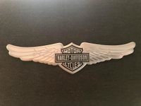 3D Harley Davidson Aufkleber, Bar&Shield mit Flügel, groß, Silber Sachsen-Anhalt - Halberstadt Vorschau