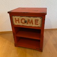 Neuwertig!!! Beistellschränkchen Rot Schubladen Shabby Chic Düsseldorf - Eller Vorschau