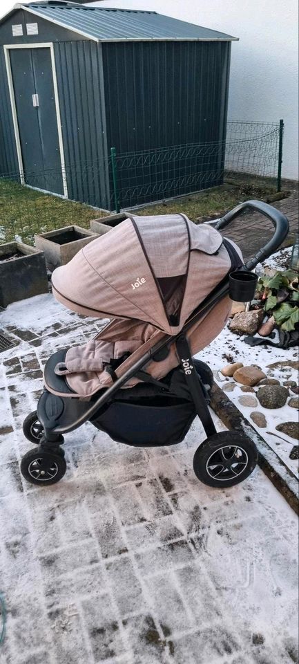 Joie Mytrax Kinderwagen / Buggy inkl. Babywanne in Weissach