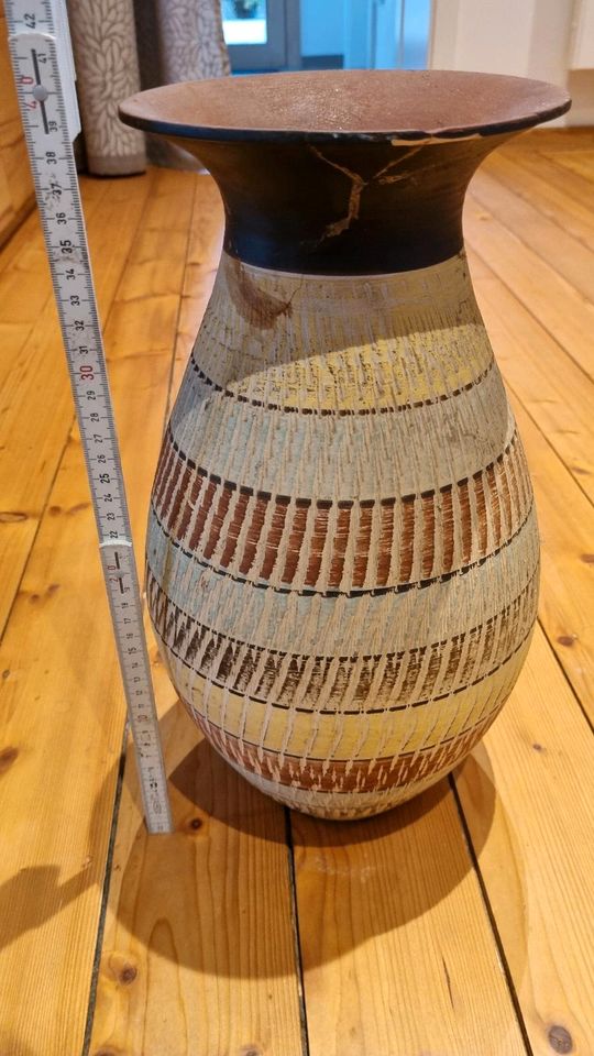 Vintage Vase 50er handgemacht Unikat in Külsheim