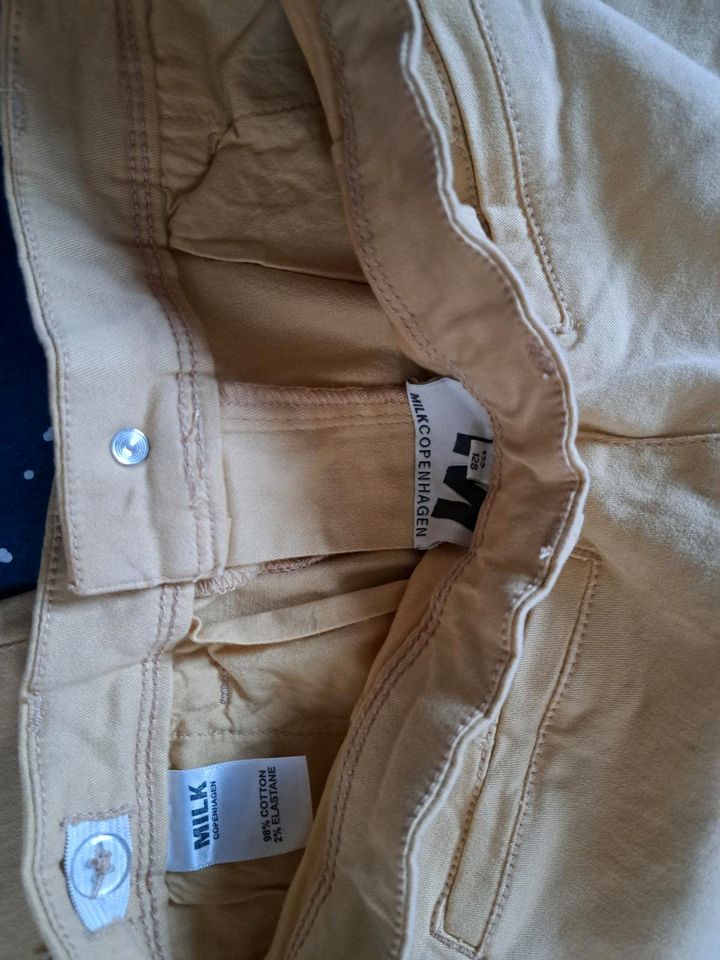 Jeans Hose MILK COPENHAGEN Ian Chino 122 / 128 Sand NEU in Detmold