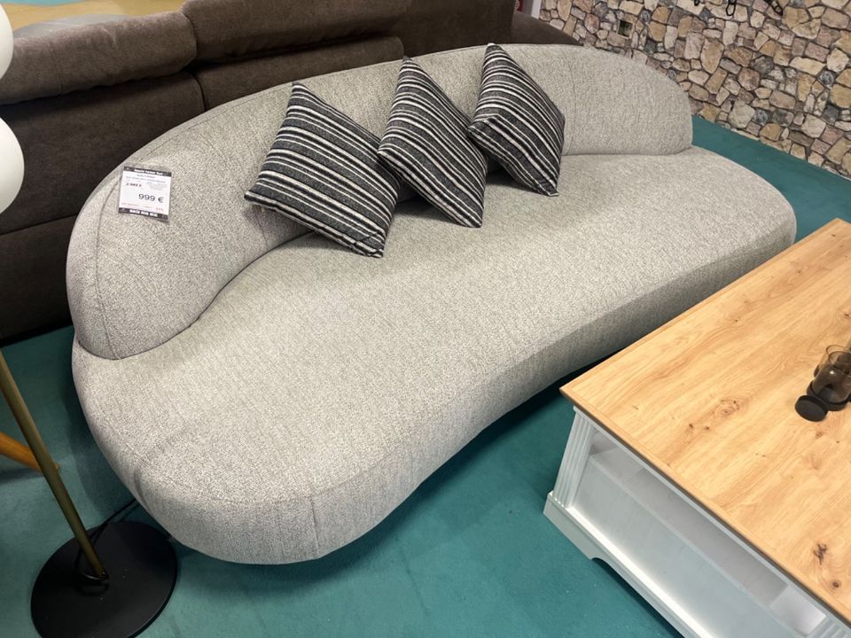 WSV Sofa / 3-Sitzer / Couch grau statt 2689€ in Zeitz