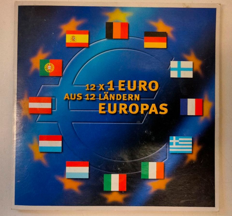 Europa 12x 1 Euro aus 12 Ländern Europas original verpackt in Neumünster