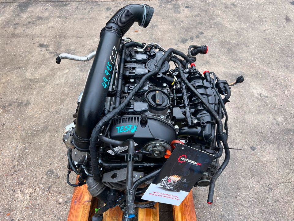 Motor CCZ 49TKM✔️ 2.0TFSI mit Anbauteile Audi Seat Skoda VW in Braunschweig