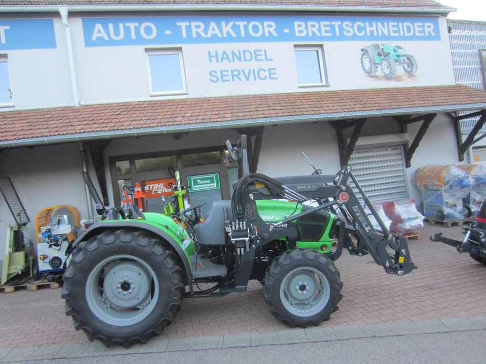 DEUTZ 5070 DF Keyline Frontlader Stoll 28-14P in Glashütte