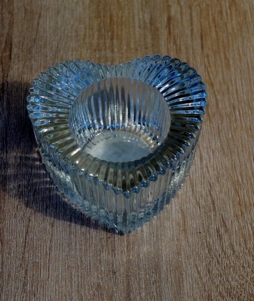 119 – Crystal-Glas-Herz Teelicht Halter in Fulda