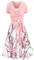 Kleid,Gr.L,Bolero,Bluse,Hemd,Maxi,Mädchen,Dame,Sommer,Blumen,Pink Schleswig-Holstein - Bargenstedt Vorschau