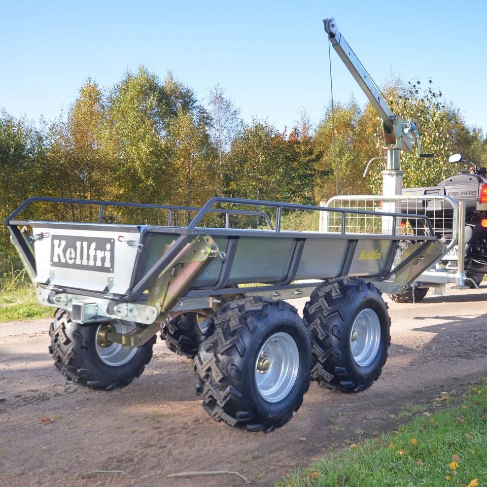 Rückewagen Anhänger Quad Rückanhänger ATV Holzanhänger Holzwagen in Erfurt