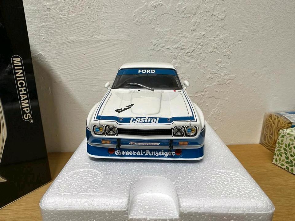 K. Ludwig #3 Ford Capri RS-3100 DRM 1975 Modellauto 1:18 '75 K. Ludwig #3 Ford Capri RS-3100 DRM 1975 Modellauto 1:18 '75