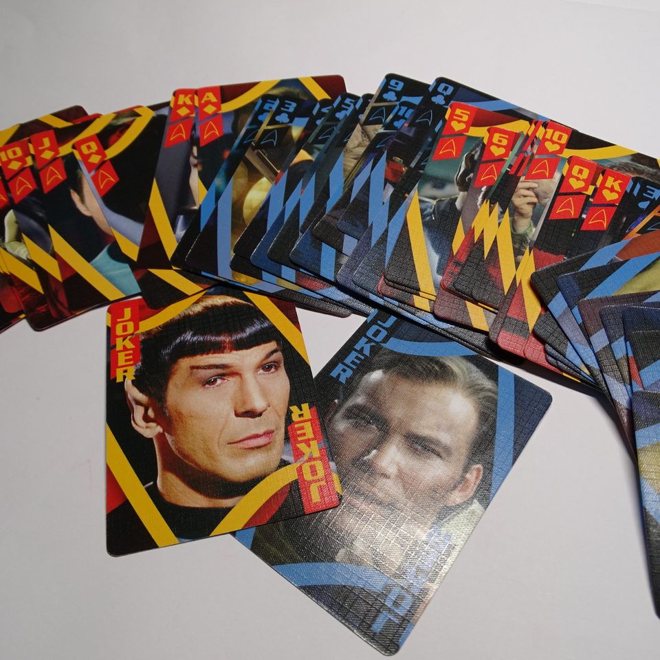 Star Trek Spielkarten Decks von Auarius  Classic Mannschaft Kirk in Abenberg