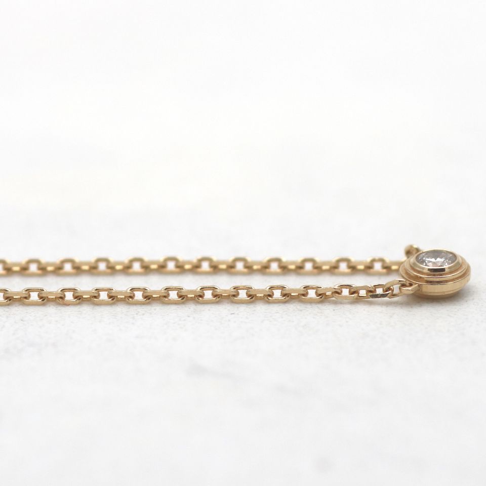 Cartier D'Amour Gold Collier 750 18 Kt Gelbgold Brillant 0,04 Ct in Köln