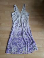 Süßes Kleid Sommerkleid mit Glitzer Weiß/Lila Gr. S/M Dresden - Trachau Vorschau