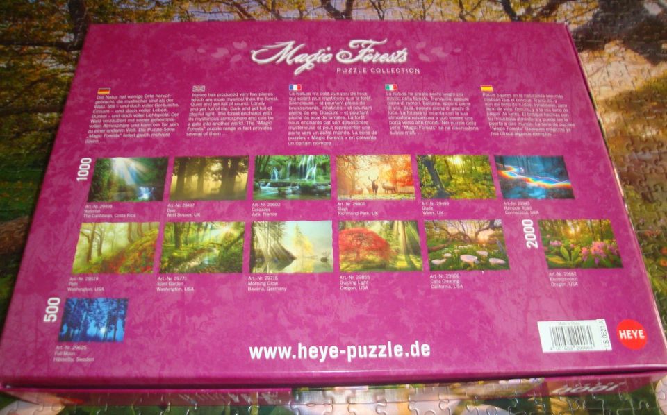 Heye-Puzzle Collection Magic Forests: Calla Clearing 1000T kompl. in Bückeburg