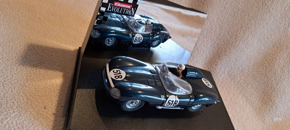 Carrera Evolution 1:32 Fahrzeug Jaguar D-Type 25462 Fast wie NEU in Harrislee