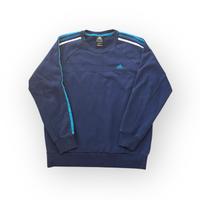 Vintage y2k Adidas Retro Sweatshirt Pullover L blau Hessen - Habichtswald Vorschau