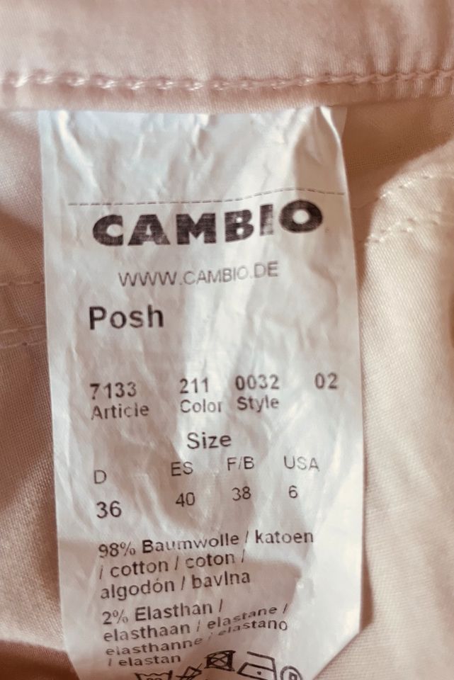 CAMBIO Hose. NEU Ungetragen Gr 36 Rosé Neu in Hamburg