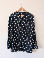 Lieblingsstück Bluse, Hemdbluse dunkelblau mit Sternen Gr. 40 Bayern - Bad Reichenhall Vorschau