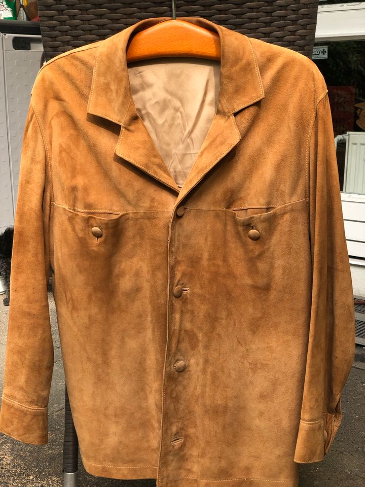 Vintage, Herren Wildlederjacke XL in Hamburg