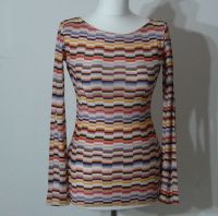 Missoni Pullover Longsleeve M zigzag rosa bunt Brandenburg - Potsdam Vorschau