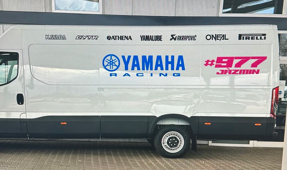 Renntransporter Beschriftung Motocross Rennkart Motorsport in Inzigkofen