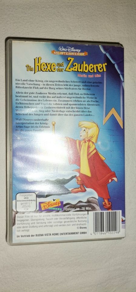 WALT DISNEY CLASSIC VHS KASSETTE MEISTERWERK HALOGRAMM SAMMLERSTÜ in Schwegenheim