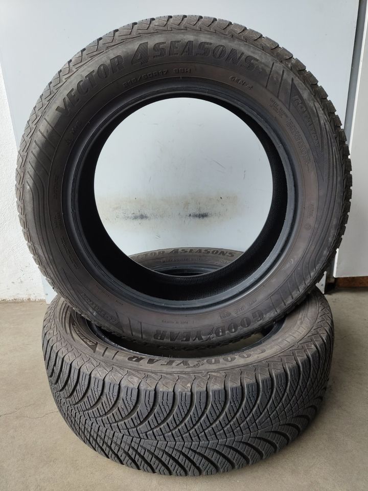 2 x Goodyear Vector 4Seasons 215/60 R17 96H GANZJAHRESREIFEN 6,4m in Kall