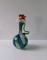 Brilliante Glas Vase AV Italy Design Blume Grün Deko Optik Antik Nordrhein-Westfalen - Ahlen Vorschau