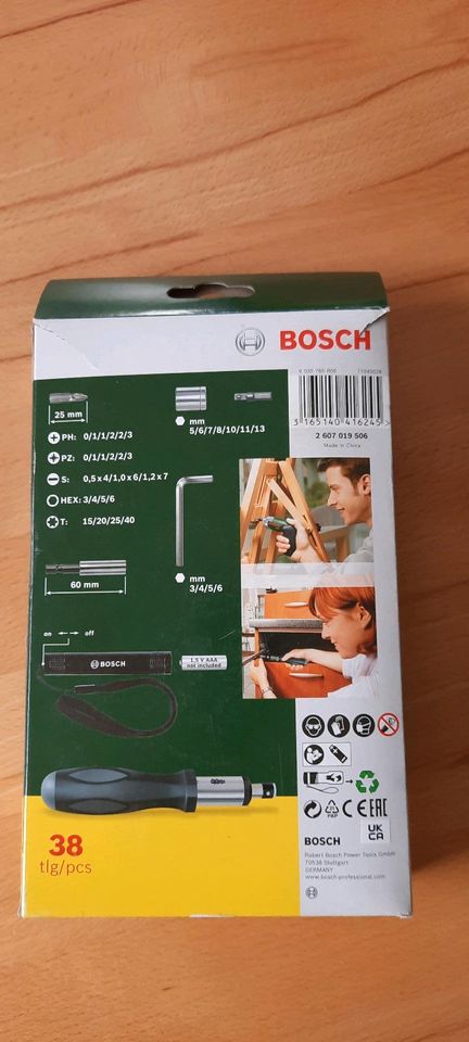 Bosch mixed Bit Set 38 teilig NEU mit Batterieschrauber in Dahlum